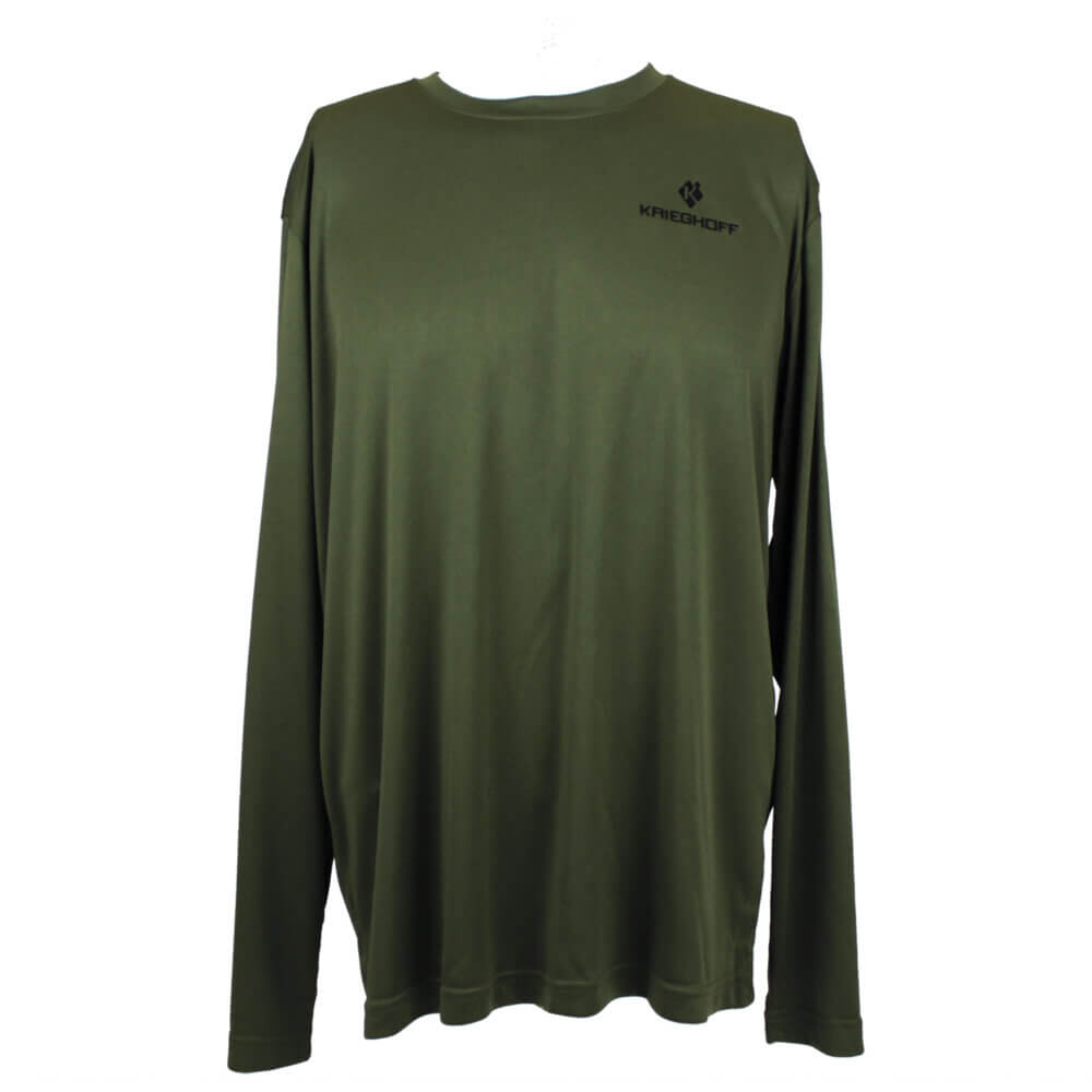 Long Sleeve Performance T-Shirt, Olive Green